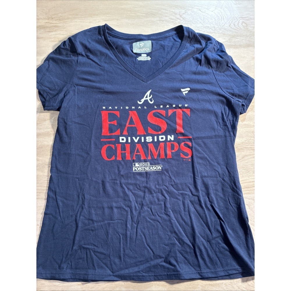 Fanatics Atlanta Braves National League East Division Champs 2021 LG Female.